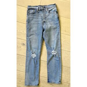 Levi's High Rise Wedgie Straight Jeans - Size 27 - EUC